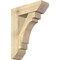 Ekena Millwork Merced Slat Rough Sawn Bracket w/ Offset Brace, Douglas Fir, 8"W x 26"D x 34"H BKT0806X26X34MRC06RDF - alternate 1